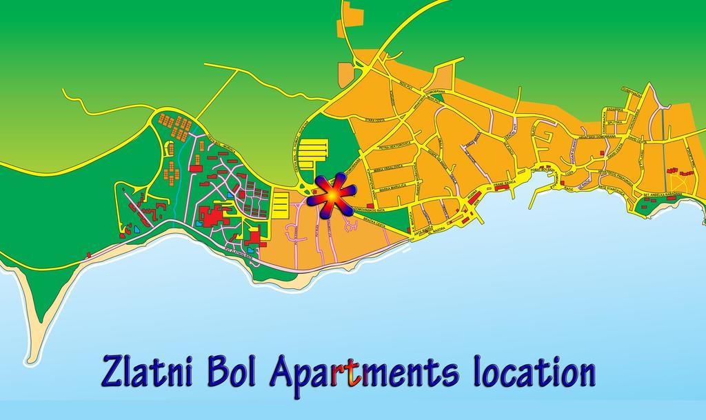 Zlatni Bol Apartments Quarto foto